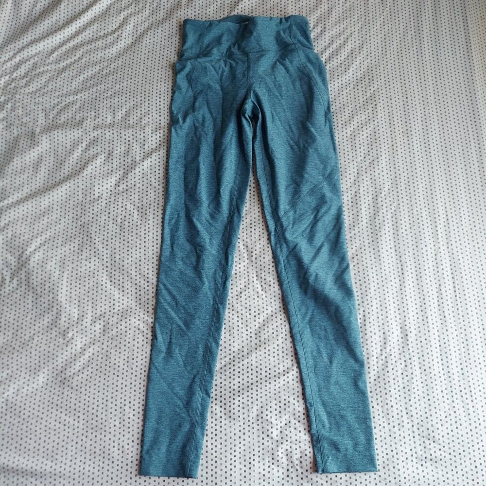 Outdoor Voices Athletic Leggings Blue-green - Xs